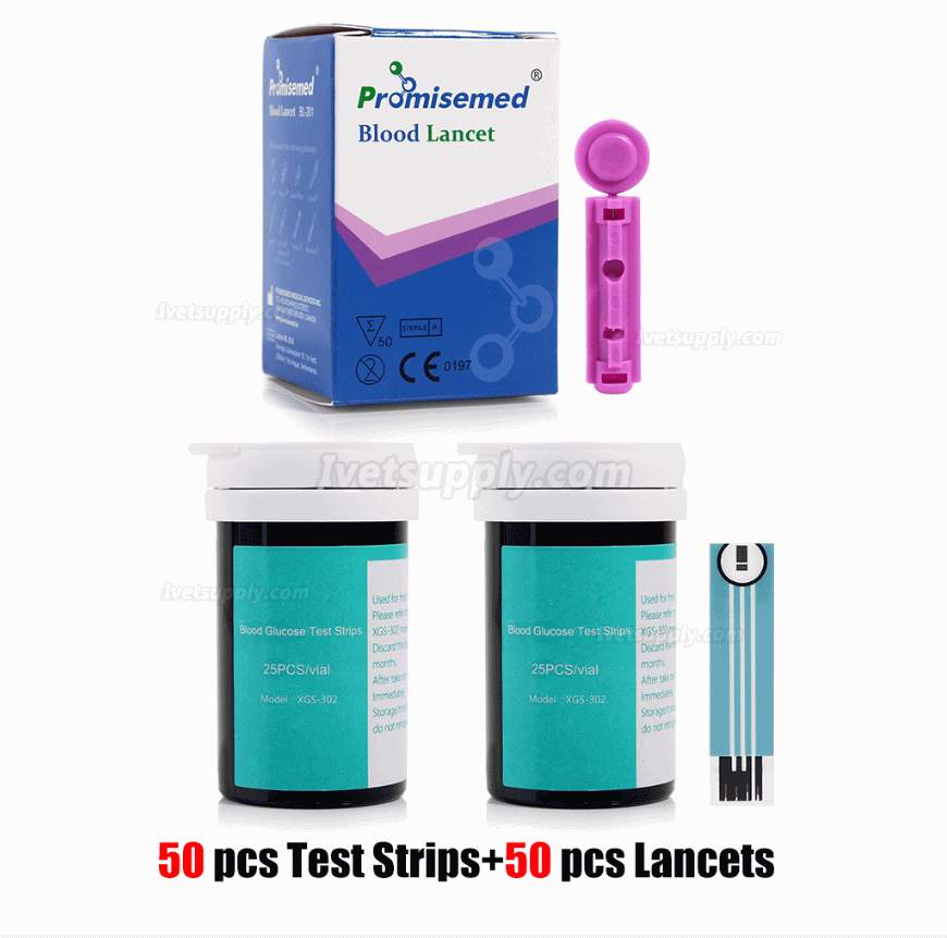 Vet Veterinary OLED Digital Sugar Level Test Device Pets Blood Glucose Diabetes Meter